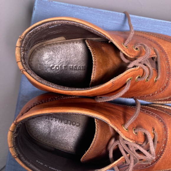 Cole Haan Genuine Leather Wingtip Boots William 10